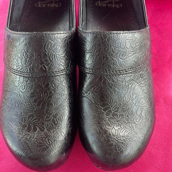Dansko Black Professional Mules Smooth Leather Finish - Picture 4 of 7